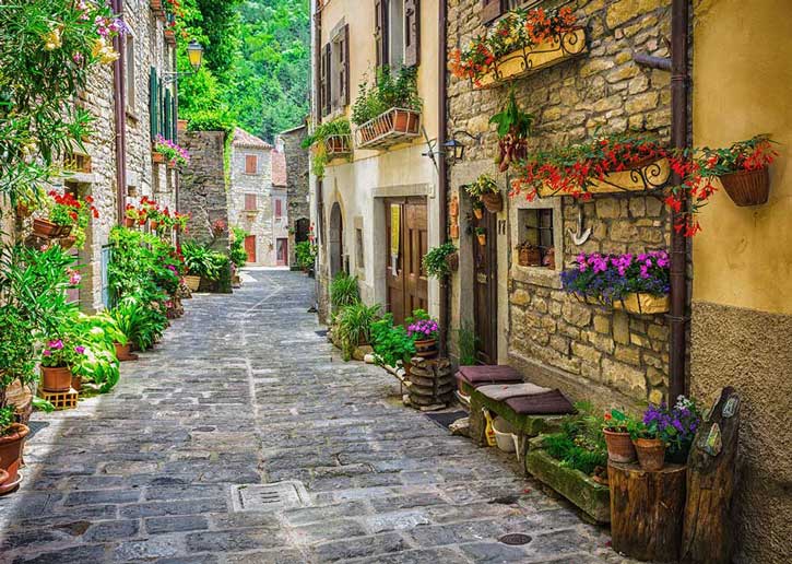 Small town in Tuscany