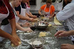 Learning how to make authentic pasta