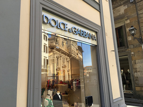 Italy Fashion D&G Firenze